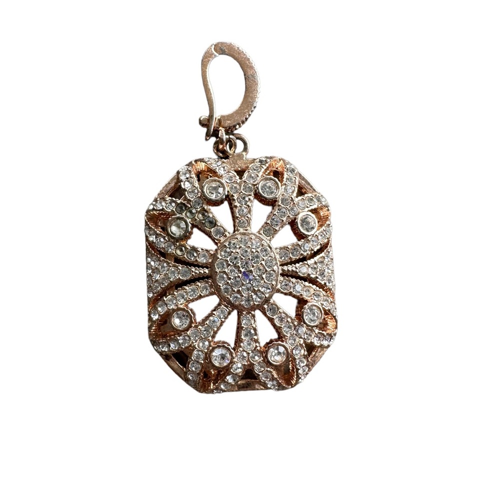 Vintage Gold and Diamond Rhinestone Pendant